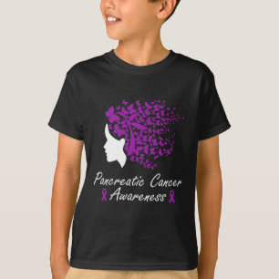 Camiseta Consciência do câncer de pâncreas - Mulheres Borbo