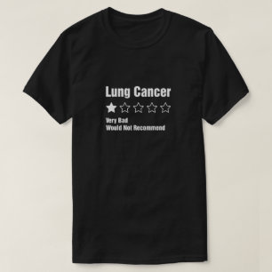 Camiseta Consciência Do Cancer Pulmonar Muito Mal Recomend