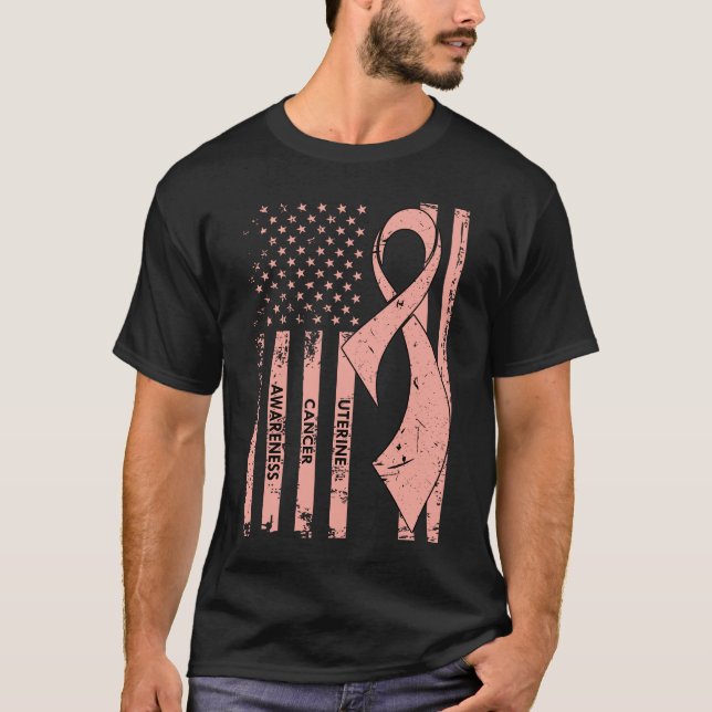Camiseta Consciência do Cancer Uterino (Frente)