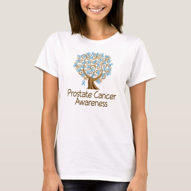 Camiseta Consciência do cancro da próstata (Frente)
