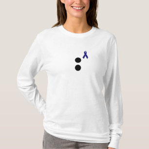 Camiseta Consciência do cancro do cólon
