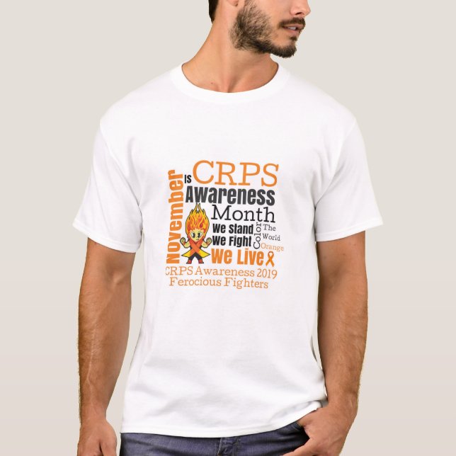 Camiseta Consciência do CRPS (Frente)
