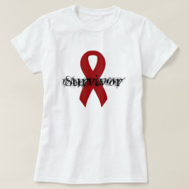 Camiseta Consciência do curso/t-shirt do sobrevivente