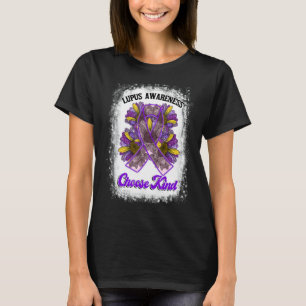 Camiseta Consciência do Lúpus Roxo Escolha o Tipo Leopardo