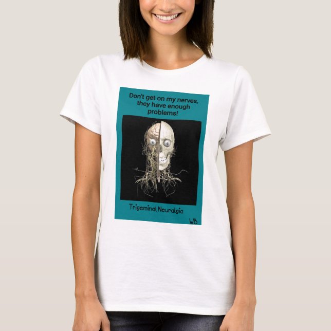 Camiseta Consciência do Neuralgia de Trigeminal (Frente)