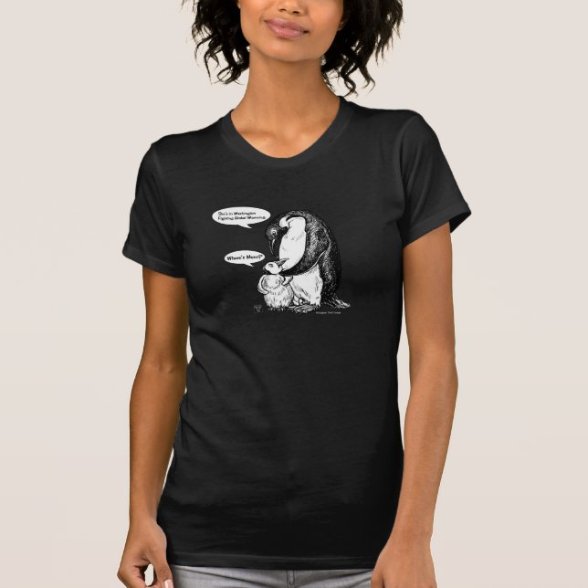 Camiseta Consciência do pinguim (Frente)