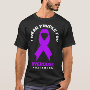 Camiseta Consciência do vício - Visto Roxo Para Sobredosage