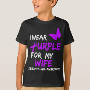 Camiseta Consciência Eu Visto Roxo Para A Esposa 2