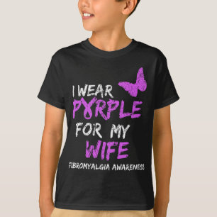 Camiseta Consciência Eu Visto Roxo Para Minha Esposa 3