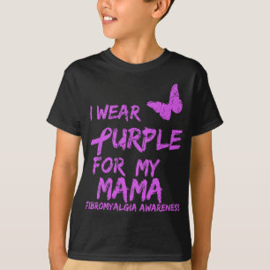 Camiseta Consciência Eu Visto Roxo Para Minha Mãe 6