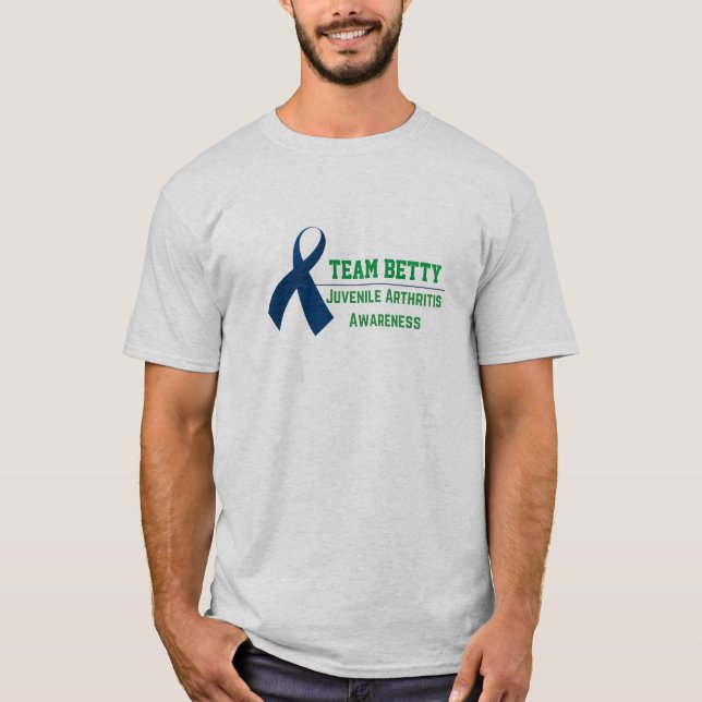 Camiseta Consciência juvenil feita sob encomenda da artrite (Frente)