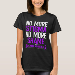 Camiseta Consciência Não Mais Estigma Vergonha Fita Roxa