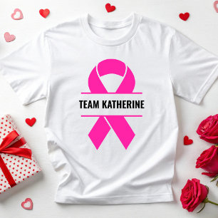 Camiseta Consciência personalizada do Cancer da mama do Can