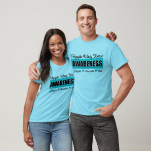 Camiseta Consciência Polycystic da doença renal