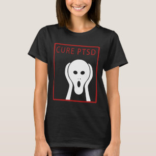 Camiseta Consciência Ptsd Curta 2 Posto Desordem de Estress