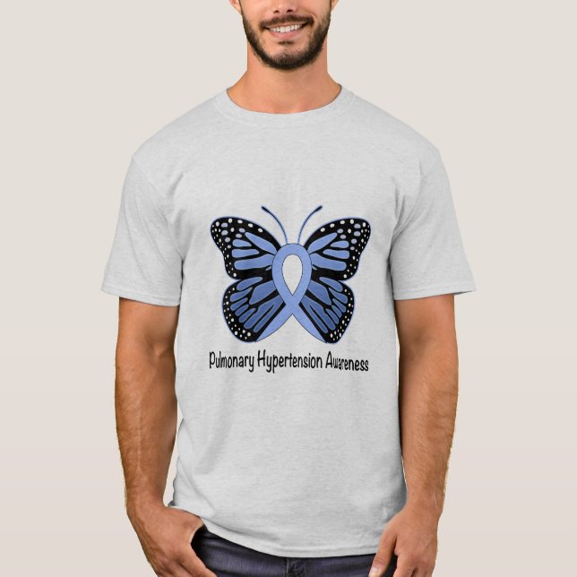 Camiseta Consciência pulmonaa da hipertensão (Frente)