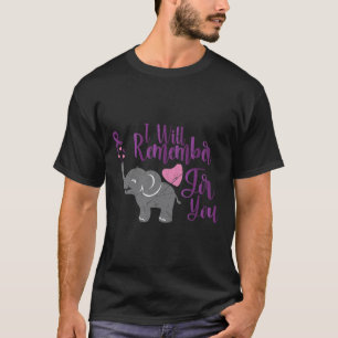 Camiseta Consciência que vou lembrar para você Elefante Fof