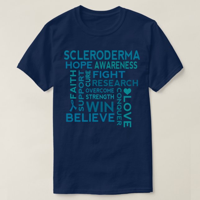 Camiseta Consciência Scheroderma (Frente do Design)