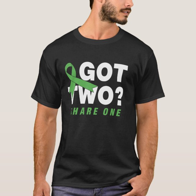 Camiseta Consciência sobre a Saúde do Rim do Doador de Rim  (Frente)