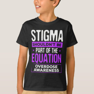 Camiseta Consciência sobre Overdose Força é Lutar Com Sorri