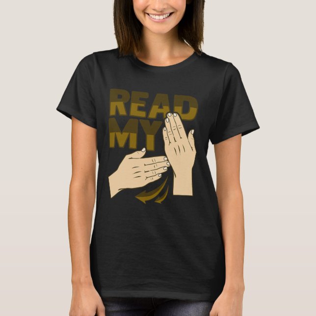 Camiseta Consciencialização da Perda Auditiva Surdez Gestos (Frente)
