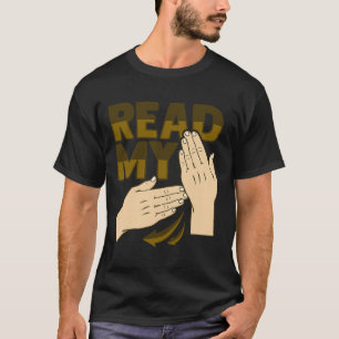 Camiseta Consciencialização da Perda Auditiva Surdez Lingua