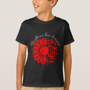 Camiseta Consciencialização da Policitemia Vera Girassol Ve
