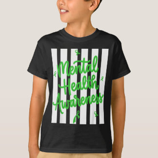 Camiseta Consciencialização da Saúde Mental Homens Mulheres