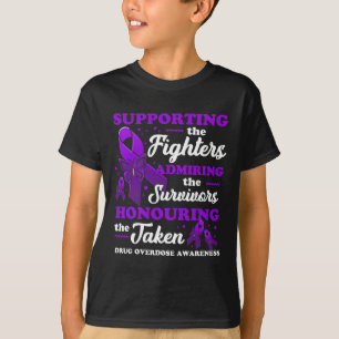 Camiseta Consciencialização da sobredosagem com medicamento