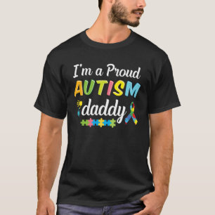 Camiseta Consciencialização do Pai do Autismo Eu Sou Um Org