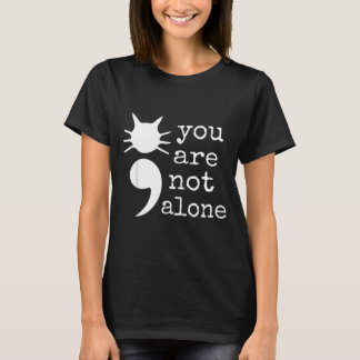 Camiseta Consciencialização Prevenção Presente Ponto e Vírg