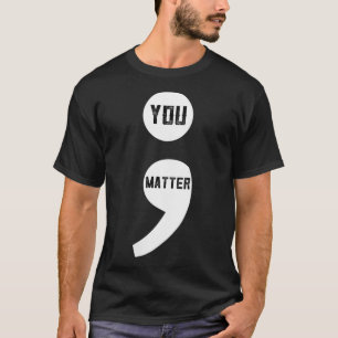 Camiseta Consciencialização sobre Prevenção do Suicídio com
