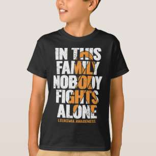 Camiseta Consciencialização Suporte Familiar Sensibilização