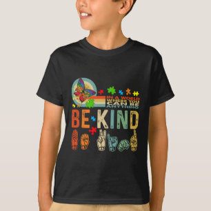 Camiseta Consciente do Autismo Gentil Mãe Professora Gentil