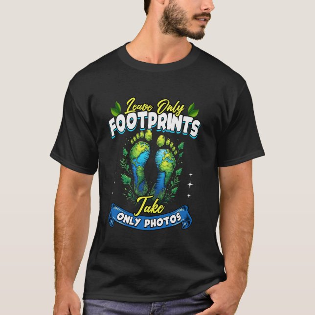 Camiseta Conscientização Ambiental do Dia da Terra (Frente)