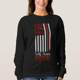 Camiseta Conscientização Apoio Saúde Mental Autolesão Fita