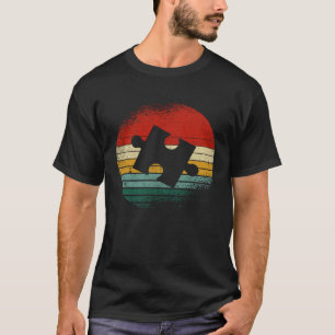 Camiseta Conscientização Cute do Autismo Retro Professor Mã