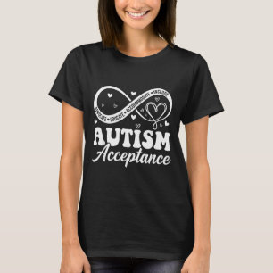 Camiseta Conscientização da Aceitação do Autismo Mulheres H