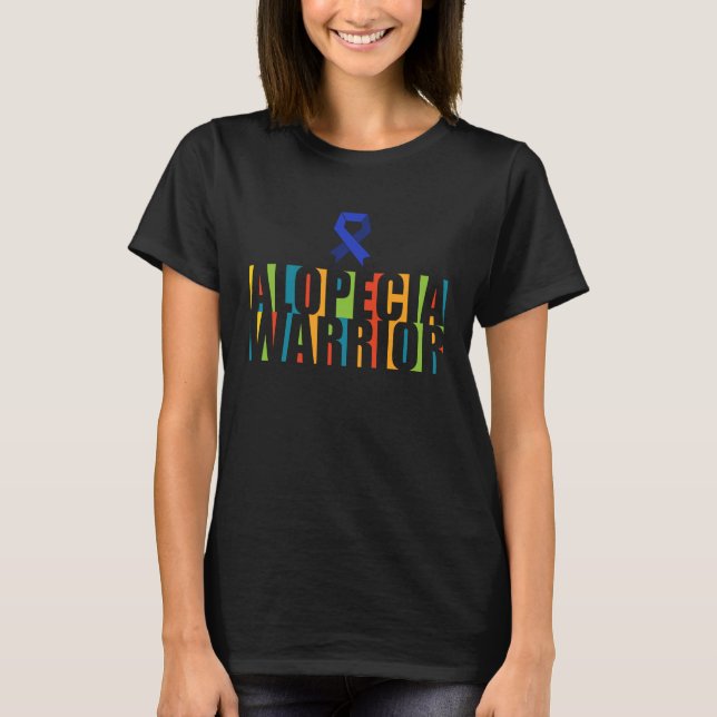 Camiseta Conscientização da Alopecia Perda de Cabelo Guerre (Frente)