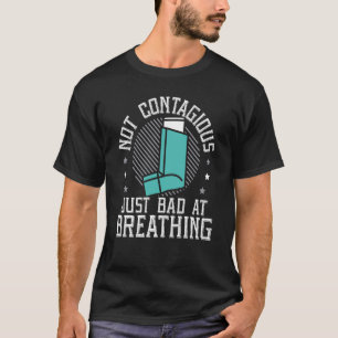 Camiseta Conscientização da Asma Respiração Chiado Guerreir