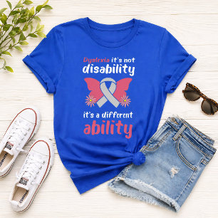 Camiseta Conscientização da Dislexia Habilidade Diferente I