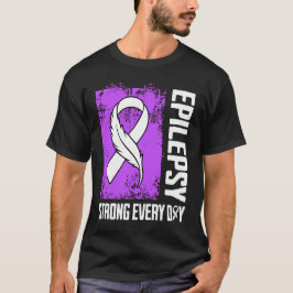 Camiseta Conscientização da Epilepsia Forte Todos os Dias