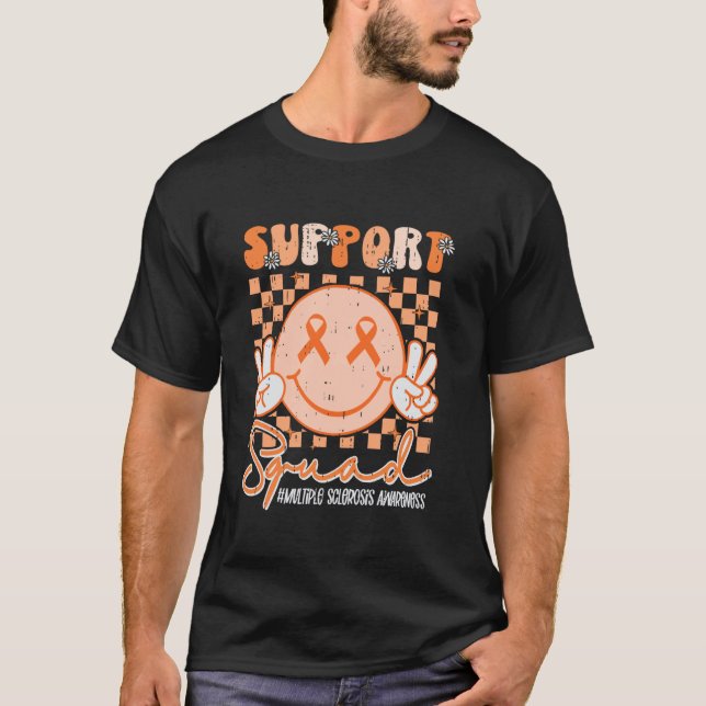 Camiseta Conscientização da Esclerose Múltipla Apoio à Cons (Frente)