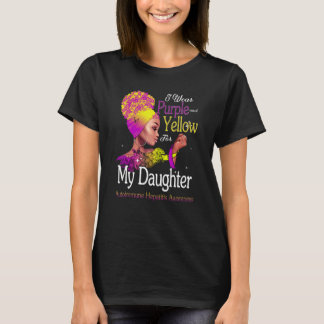 Camiseta Conscientização da Hepatite Autoimune Menina Amare