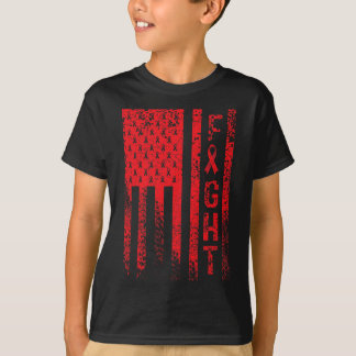 Camiseta Conscientização da luta contra o cancro do sangue