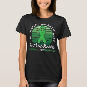 Camiseta Conscientização da Paralisia Cerebral Alzheimer Cé