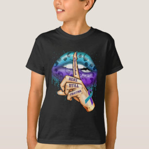 Camiseta Conscientização da Prevenção do Suicídio Ainda Aqu