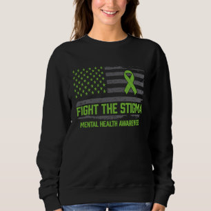 Camiseta Conscientização da Saúde Mental Combata o Estigma