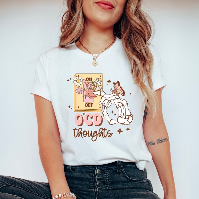 Camiseta Conscientização da Saúde Mental 'Desligando o TOC' (Criador carregado)