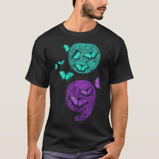 Camiseta Conscientização da Saúde Mental Masculina Borbolet